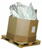 Octabin and bulk corrugated boxes foil liner